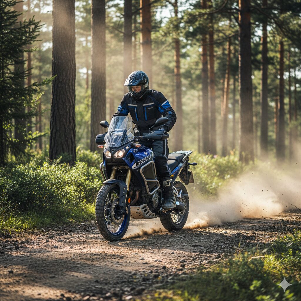 小型二輪のオートバイ